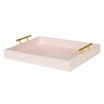 Kate and Laurel Lipton Decorative Modern Tray, 16.5 x 12.25, Pink ...