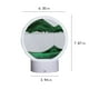 thumbnail image 3 of Lámpara de mesa 3D Sand Art - Luz ambiental de reloj de arena móvil, lámpara decorativa de cristal alimentada por USB/pilas para salón y dormitorio (7,28x6,3 pulgadas, 15 ml de arena), 3 of 6