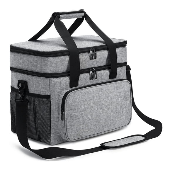Toystoory Bolsa de almuerzo aislada, refrigerador térmico, contenedor de almacenamiento de bebidas, bolso de mano portátil para viajes Suministros térmicos