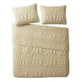 thumbnail image 1 of VCNY Home Shore Tan 3 Piece Reversible Bed Quilt and 2 Pillow Shams Set, King, 1 of 6