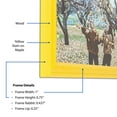 thumbnail image 3 of ArtToFrames 20x28 Inch Yellow Picture Frame, This Yellow Wood Poster Frame is Great for Your Art or Photos, Comes with 060 Plexi Glass (4265), 3 of 8