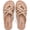 Gold PU 8009, variant on Wide Width Sandals for Women, Summer Flip Flops Wide Feet Flat Slides Casual Braided Comfort Slip on Breathable Cute Sandal.