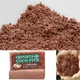 thumbnail image 1 of Ladrillo de fibra de coco para plantas: sustrato de cultivo de uso general con virutas de cáscara gruesa para verduras, flores y hierbas. Sustrato natural que mejora el drenaje y la aireación para u, 1 of 6