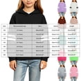 thumbnail image 4 of mgoYE Girls Fashion Hoodies Kids Cute Striped Long Sleeve Tops Hooded Sweatshirts, 4 of 7