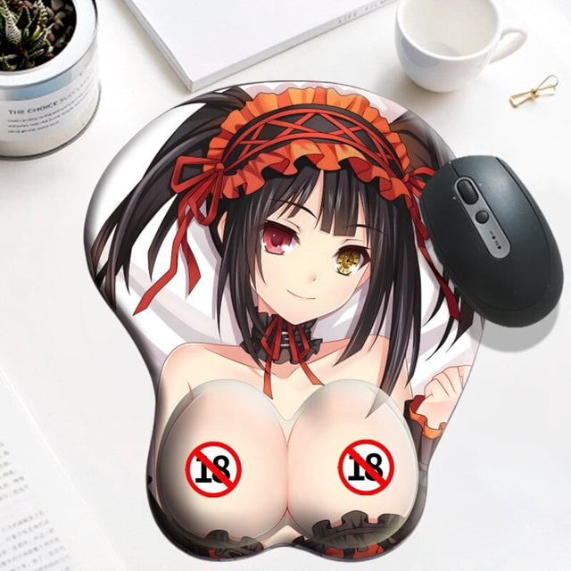hentai Anime Sexy Naked Girl 3D pezones Big Boobs Gaming Mouse Pad League of Legends ahir Genshin Impact Yae Miko keqing Azur Lane taihou Elden Ring Ranni Date A Live Kurumi Tokisaki Cofre Reposamuñec LIUWENJING unisex