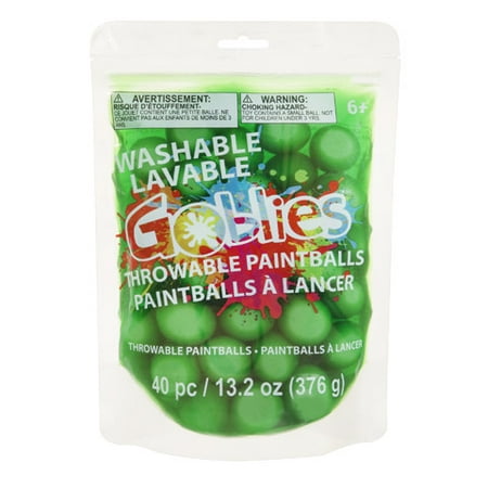 Goblies Throwable Green Paint Balls, 40 Piece
