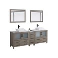thumbnail image 5 of Vanity Art 84" Double Sink Freestanding Bathroom Vanity Set with Engineered Marble Top and Mirror, 5 of 10