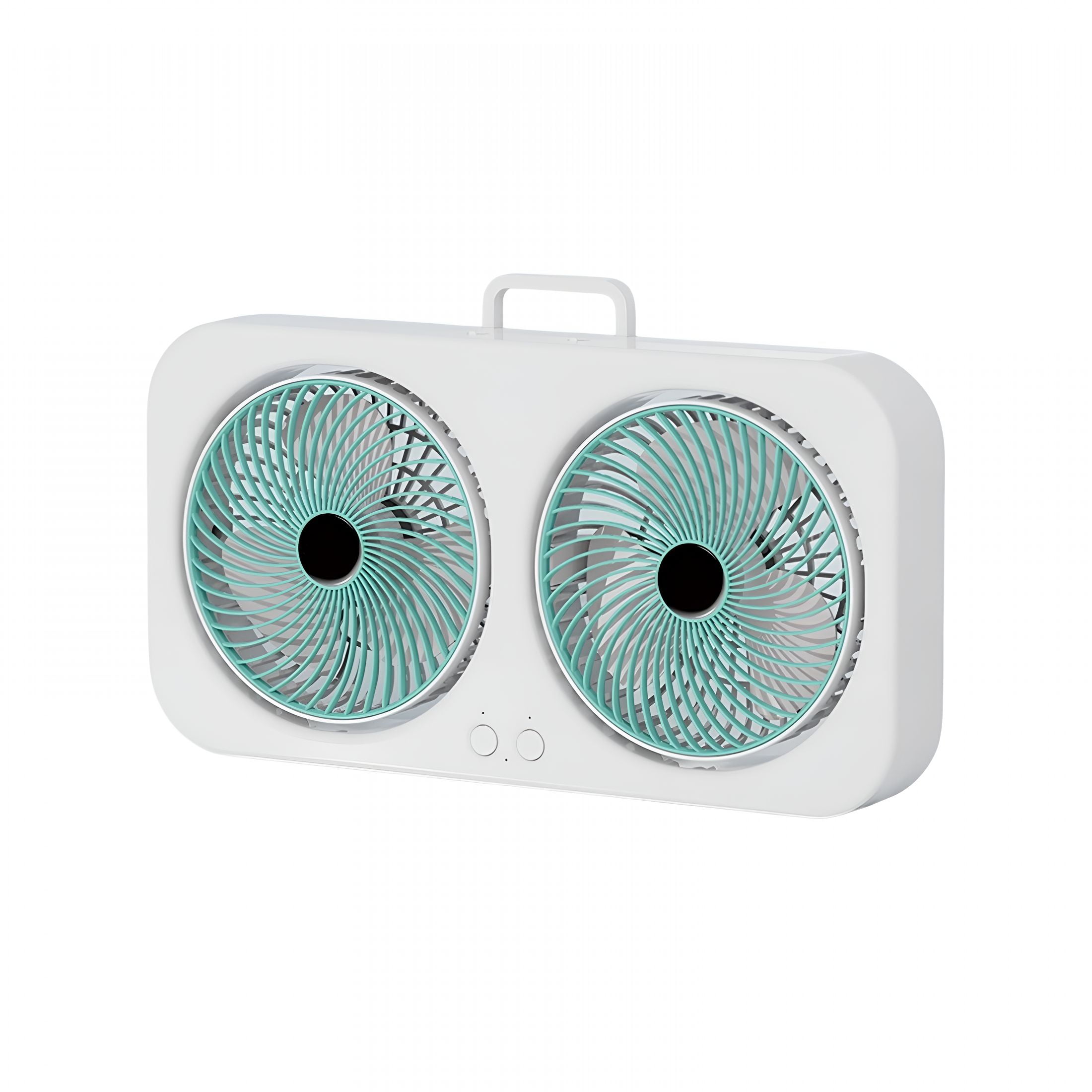 HIBIBUD 2026 New Window Fan for Bedroom,3 Speed Dual Fans Desktop Portable Fan,High Wind Power Fan for Home Office Camping and Bedroom Use for Home, Office, Travel, Camping, Outdoor, Dorms