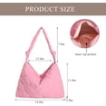 thumbnail image 3 of Kukuzhu Quilted Tote Bag for Women, Soft Puffer Tote Bag Lightweight Trendy Designer Lozenge Cos Bag Handbags, 3 of 7