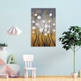 thumbnail image 3 of Morning Dancing 100% Hand Painted Floral Oil Paintings Canvas Wall Art Modern Stretched and Framed Grace Abstract Flowers Artwork Ready to Hang for Living Room Home Decorations Wall Decor, 3 of 5