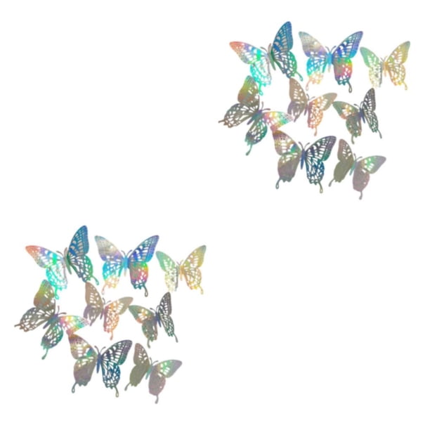 Cateissary Colorido - Mariposas decorativas adicionales para el hogar Mariposas - Simuladas para mariposas Mariposas Decoración para el hogar Type2 NO2