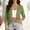 #0423-Army Green, variant on Women's Summer Loose Casual Plain 3/4 Sleeve Cardigan Lightweight Soft Open Front Blouse Shirt