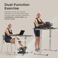 thumbnail image 2 of Pedalier motorizado Bluetooth Sunny Health & Fitness, 2 of 6