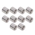 thumbnail image 4 of Écrous de Couplage, 10 Pièces Écrou de Connecteur Rond 304 en Acier Inoxydable M10x1.5 pour l'Entretien des Pipelines, 4 of 8