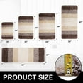 thumbnail image 6 of Buganda Microfiber Bathroom Rugs, 24"x36" Brown Luxury Extra Soft and Absorbent Bath Mat, Non-Slip Plush Bath Carpet, 6 of 6