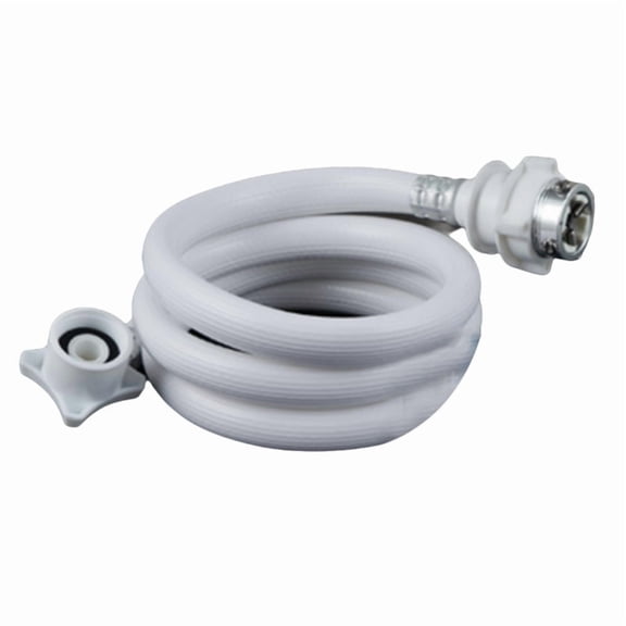 Length Washing Machine Water Inlet Hose Universal Washer Pipe Tube Connector PVC Hose White Color Long Length 2 Meters