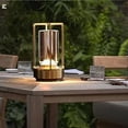 thumbnail image 4 of Lumina Lantern Table Lamp - Modern Open-Frame Design with Cylindrical Glass Light Source - Elegant Home Décor Accent for Any Space, 4 of 8