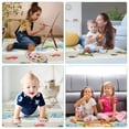 thumbnail image 5 of Threns Baby Splash Mat Non-slip High Chair Feeding Mat Waterproof Baby Splat Mat Cute Cartoon Baby Spill Mat High Chair Floor Mat, 5 of 9