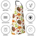 thumbnail image 5 of Kdxio Thanksgiving Turkey Apron with Pockets Adjustable Kitchen Aprons for Men Women Waterproof Aprons for Cooking,Drawing,Crafting, Baking Household Cleaning, 5 of 8