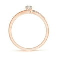 thumbnail image 2 of ANGARA Natural Six Diamond Bypass Promise Ring in 14K Rose Gold for Women (Size-3.5mm| Color-I-J| Clarity-I1-I2) | April Birthstone, Anniversary, Jewelry Gift for Women | Natural Diamond Ring, 2 of 8