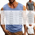 thumbnail image 3 of KPOPLK Men's Quick Dry Tank Tops Tech Performance Sleeveless T Shirts Mesh Workout Gym Muscle Running Size L,White, 3 of 6