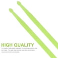 thumbnail image 5 of MEIBUTYUP 2-Pack 5A Nylon Drumsticks Green Glow Drumsticks for Performance with Smooth Round Craft Design, 5 of 8