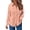 Light Pink, variant on Casual Women's Long Sleeve Gauze Shirts, Relaxed Fit Round Neck Button Down Blouses for Spring Summer, Crinkle Collared Work Dress Tops, Easy Care Solid Color Everyday Wear