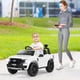 thumbnail image 2 of Costway Coche para niños Ford Ranger con licencia de 12 V y cesta de almacenamiento con mando a distancia, color blanco, 2 of 3