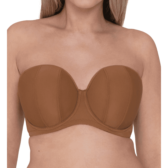 CURVY KATE Caramel Luxe Strapless Multiway Underwire Bra, US 32F, UK 32E, NWOT