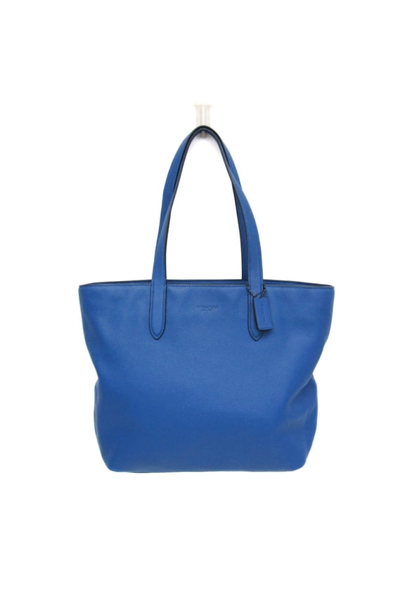 Pre-Owned Coach Metropolitan Soft Tote 88291 Women's Leather Tote Bag Blue (Good)