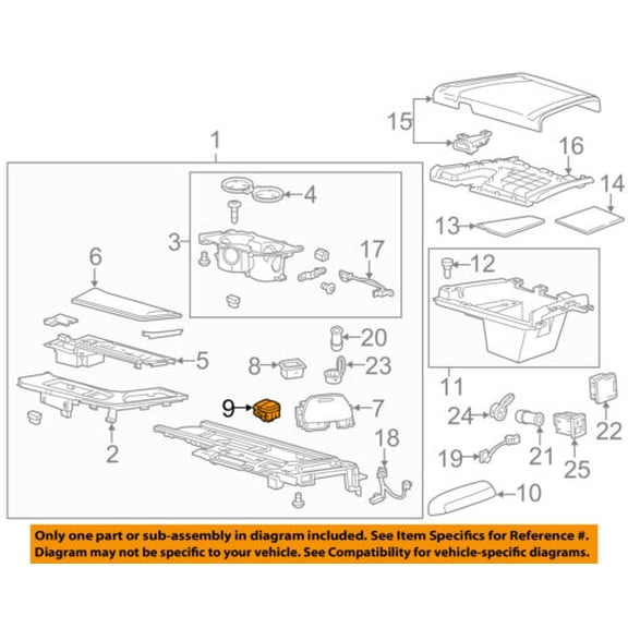 Cadillac GM OEM 14-17 CTS Center Console-Stab Cntl Switch 23190962
