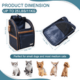 thumbnail image 5 of GOOPAWS Pet Carrier Backpack for Dogs and Cats, for Hiking Travel Camping Outdoor Hold Pets Up to 25 Lbs, Navy Blue, 5 of 5