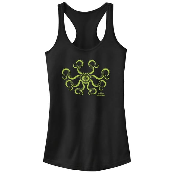 Junior's Marvel Doctor Strange in the Multiverse of Madness Green Gargantos Racerback Tank Top Black Medium