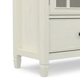 thumbnail image 5 of Simpli Home Connaught SOLID WOOD 46 inch Wide Traditional Tall Storage Cabinet in Antique White, 5 of 7