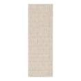 thumbnail image 3 of Unique Loom Outdoor Trellis Collection Area Rug - Deco Trellis (2' x 6' 1" Runner Taupe/Ivory), 3 of 7