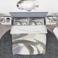 thumbnail image 3 of Designart 'minimal geometric Gesture III' Geometric Duvet Cover Set, 3 of 4