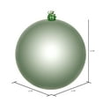 thumbnail image 2 of Vickerman 2.75" Frosty Mint Shiny Ball Ornament, 12 per Bag, 2 of 7