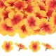 thumbnail image 1 of Uxcell 100-Pack Cabezas de Flores de Orquídea Artificial, 2.17"/ 5.5cm Flores de Orquídea Falsas de Seda para Manualidades DIY, Naranja, 1 of 1