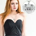 thumbnail image 3 of Carta Miembros de la familia Collar de corazón de diamante completo Accesorios de moda para mujer Wmkox8yi  sjalhkljlk1116, 3 of 5