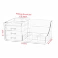 thumbnail image 2 of Make Up Organizer Cq, encimera acrílica transparente con 3 cajones, 2 of 6