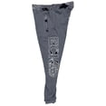 thumbnail image 2 of Ecko Unltd Men's Sweatpants Embroidered Vertical Logo Fleece Jogger (Large, Grey Marled), 2 of 5