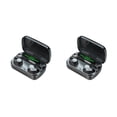 thumbnail image 3 of Sidaley Wireless Earbuds Rechargeable Sweatproof Noise Calling Cancelling Sports Headset Earphones Microphone with 1 2Conjunto, 3 of 6