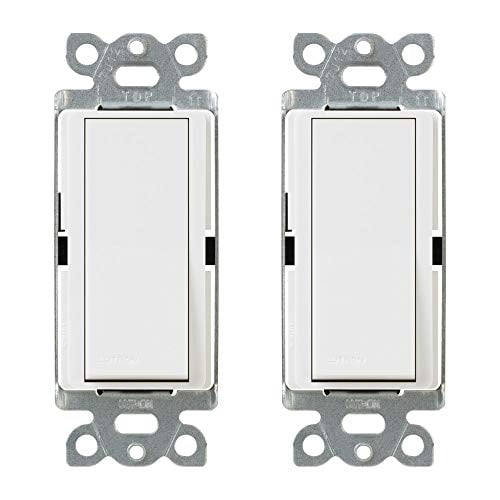 LUTRON single pole switch CA-1PS-WH White finish 