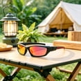 thumbnail image 4 of Polarized Outdoor Sports Sunglasses, Square Frame Lightweight UV Protection Riding Glasses for Fishing Hiking Driving Travel, 4 of 5