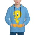 thumbnail image 3 of Cartoon Tweety Bird Youth Sweatshirt Hoodies Fashion Teen Hooded Hoody Pullover Clothes With Pocket For Boys Girls Clothing, 3 of 8