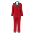 thumbnail image 2 of QTSHPN Family Matching Christmas Pajamas Set Long Sleeve Daughter Father Son Holiday Cozy Home Loungewear Festive Outfit Photoshoot Womens Pajamas, 2 of 5