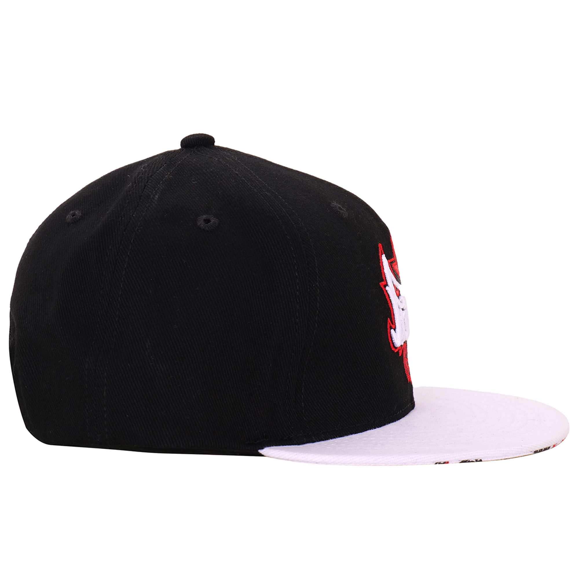 Men's Black/White Penta Mask Snapback Hat