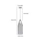 thumbnail image 3 of Inteprter Batidor de huevos eléctrico, batidor de mano para cocina, café, leche, batidor, batidor a batería, agitador mezclador, cabeza de acero Cocina y Comedor Inteprter HA063008-00B, 3 of 6