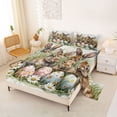 thumbnail image 2 of Erosebridal Kids Cute Bunnies Queen Sheet Sets, Easter Eggs Bed Set, 4-Piece, 2 of 5
