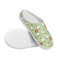 thumbnail image 3 of Fotbe Cartoon Duck Pattern Women's Fuzzy Curly Fur Memory Foam Loafer Slippers Indoor Outdoor Slippers Winter Home Shoes-35/36, 3 of 7